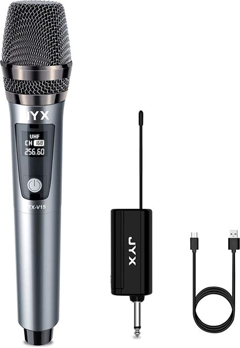 JYX Wireless Microphone Professional UHF Metal Handheld Dynamic Mic