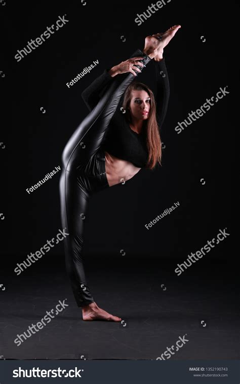 Sexy Brunette Beautiful Woman Posing Lingerie Stock Photo Shutterstock