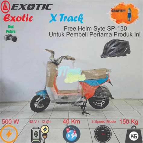 Jual Sepeda Listrik Exotic X Track Shopee Indonesia