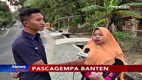 Begini Cerita Kepanikan Warga Kecamatan Sumur Saat Terjadi Gempa 6 9 SR