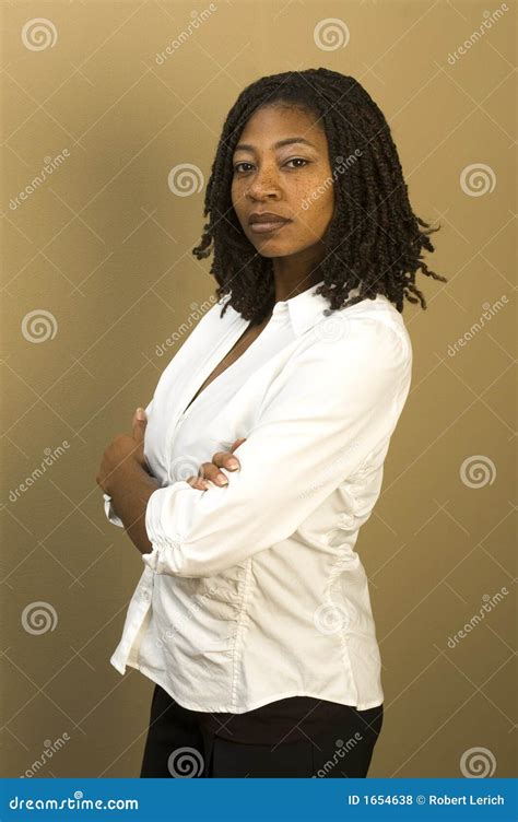 Black Woman In Office Stock Photo Image Of African Black 1654638