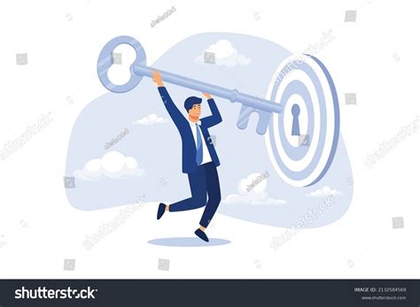 Key Success Achieve Business Target Kpi Stock Vector Royalty Free