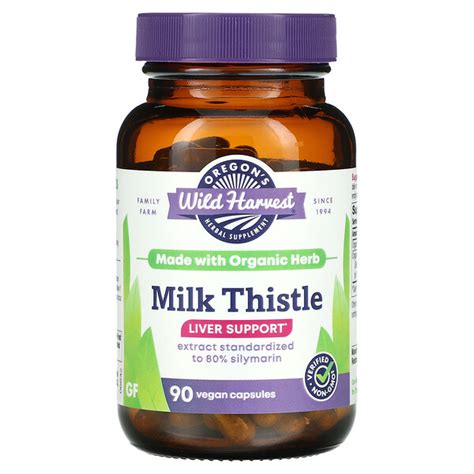 Заказать Силимарин Milk Thistle, 90 Vegan Capsules (Веганские капсулы ...