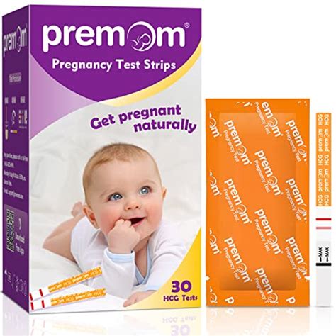 Premom Lot De 30 Tests De Grossesse Kit De Bandelettes De Grossesse