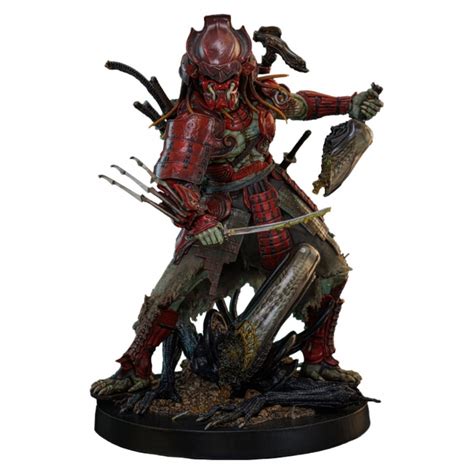 Akaoni Samurai Predator Hot Toys AC Alien Vs Predator Figure