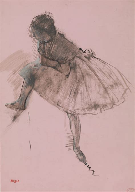 Edgar Degas Dancer Drawings