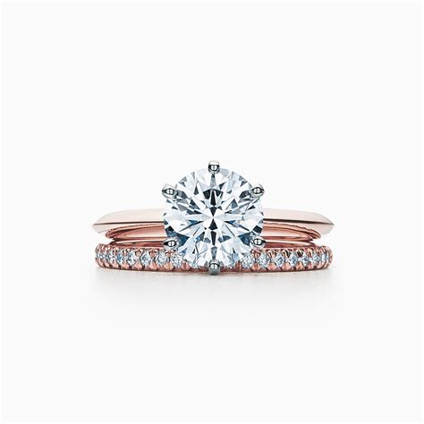 The Tiffany® Setting in 18k rose gold: world's most iconic engagement ring. | Tiffany & Co.