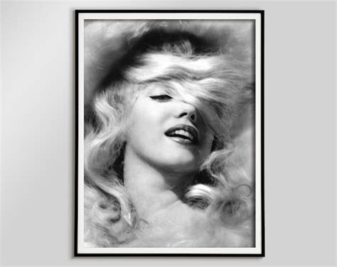 Sexy Marilyn Monroe Busty Nude Bare Naked Big Boobs Blonde Etsy