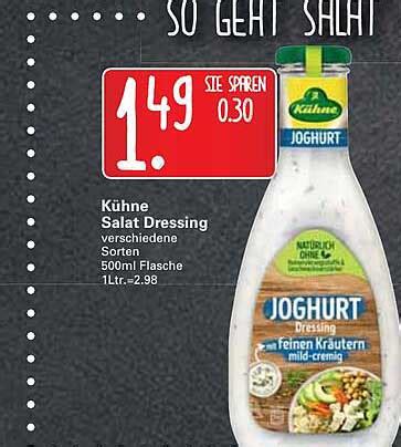 K Hne Salat Dressing Angebot Bei Wez Prospekte De