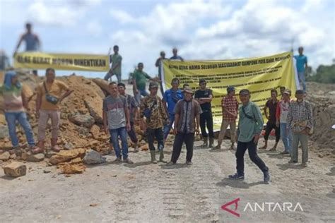 Tambang Batu Bara Bikin 60 Ha Sawah Di Aceh Barat Krisis Air