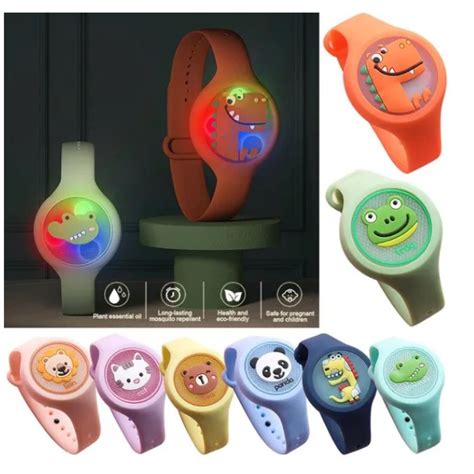 Pulseira Anti Mosquito Repelente Citronela Led Shopee Brasil