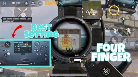 Best 4 Finger Setting Best Claw Setting Pubg 4 Finger Bgmi Youtube