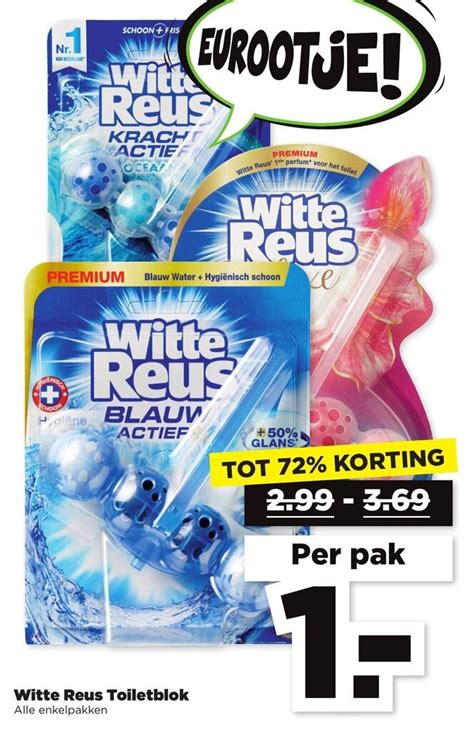 Witte Reus Toiletblok Aanbieding Bij PLUS