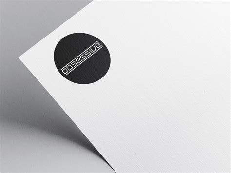 Obsessive Logo C6 Logo On Paper Mockup Hosted At Imgbb — Imgbb