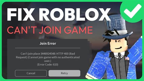 How To Fix Roblox Cant Join Game On Pc Solved 2024 Youtube