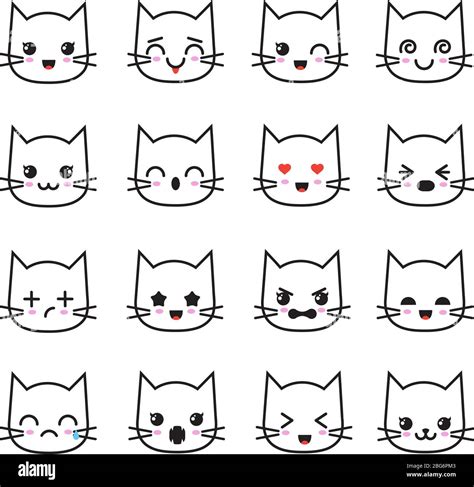 Cat Face Emoticon Japanese