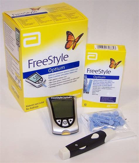 Abbott Freestyle Freedom Optium Diabetes Meter Blood Glucometer With