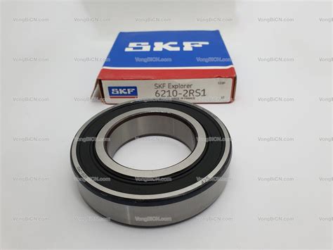 Vòng bi SKF 6210 2RS1 Bạc đạn SKF 6210 2RS1 50x90x20mm