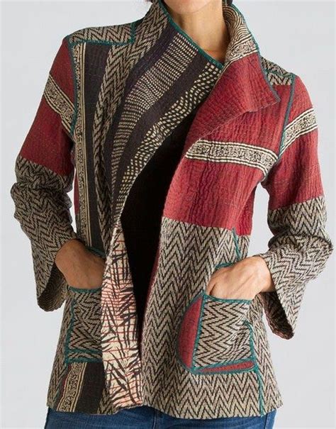 Handwoven Jacket Wearable Art Clothing Refashion Clothes Clothes