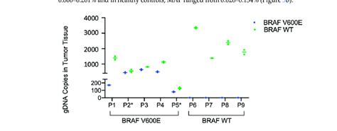 BRAF V600E And BRAF Wild Type DdPCR Assay In Patient Tumor Tissue