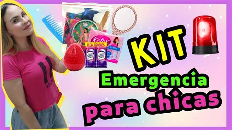 Kit De Emergencia Para La Mochila Kit De Emergencia Para Chicas