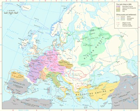 map of europe 1000 ad 13