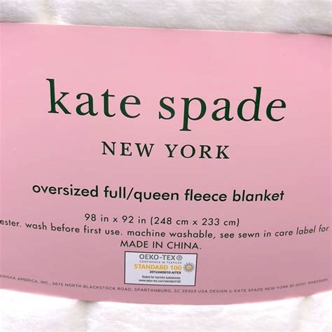 Kate Spade Bedding Kate Spade Oversized Full Queen Fleece Blanket