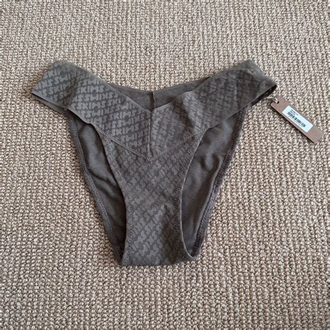 Skims Desert Logo Mesh Cheeky Bikini Size Xxs Nwt Ebay