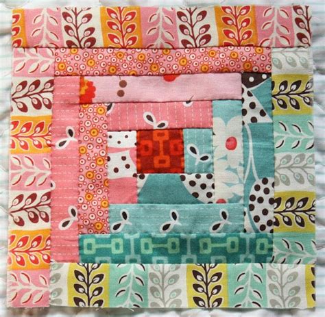 Why Not Sew Hand Pieced Quilt A Long Block 10 Log Cabin Log