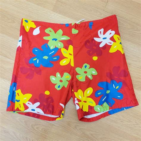 Vintage 70s Swim Trunks By Jams Surf Line Funky Board… Gem