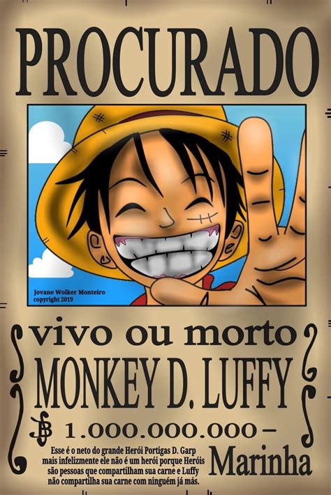 Cartas De Procurado Luffy Salvamento