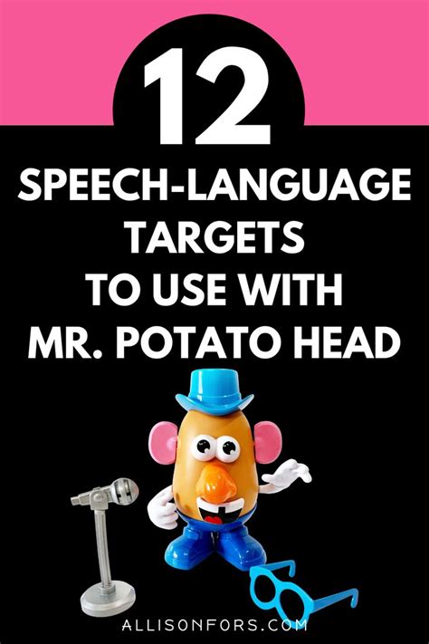 12 Ways to Use Potato Head in Speech Therapy | Preschool speech therapy ...