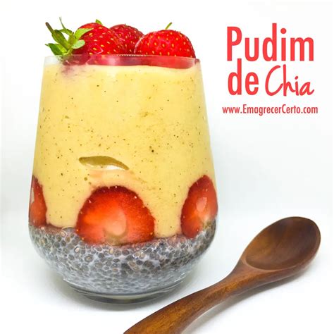 Pudim De Chia Cremoso Emagrecer Certo Receitas Saud Veis