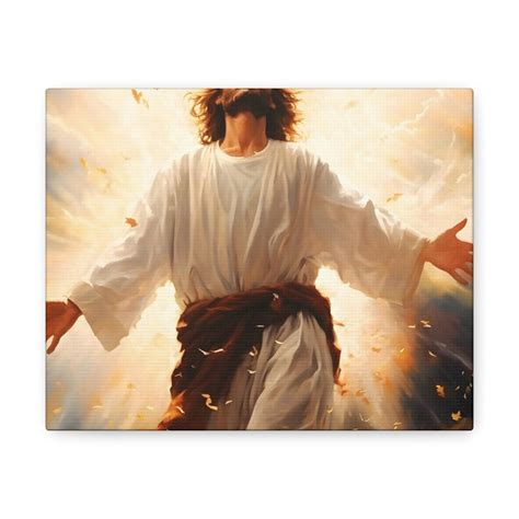 Jesus In Glory Canvas Gallery Wraps Etsy