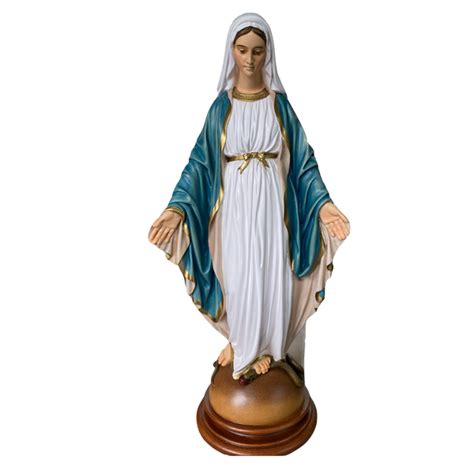 Virgen Medalla Milagrosa 42 Cm Taller De Esculturas San José