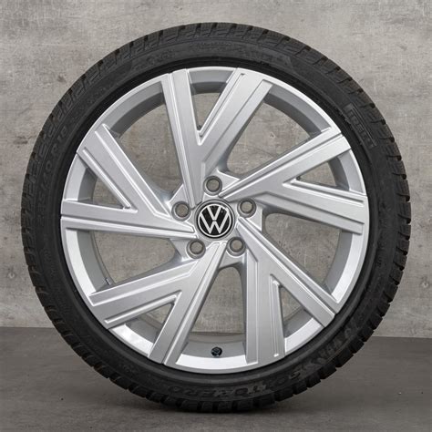 VW 18 Inch Rims Golf 8 VIII R Line GTI GTD GTE Bergamo Winter Wheels