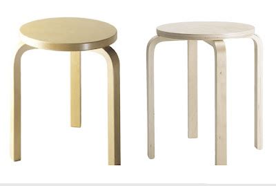 Double Take Aalto And IKEA Stools