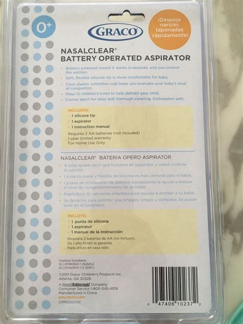 Graco Nasal Aspirator Babies And Kids Nursing And Feeding Weaning