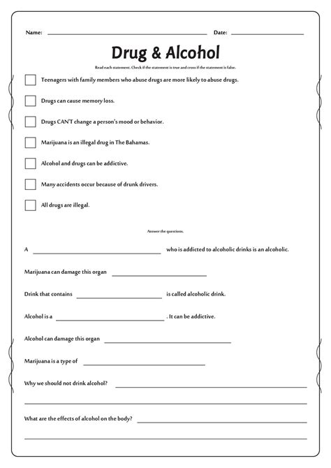 19 Substance Abuse Worksheets For Adults Artofit