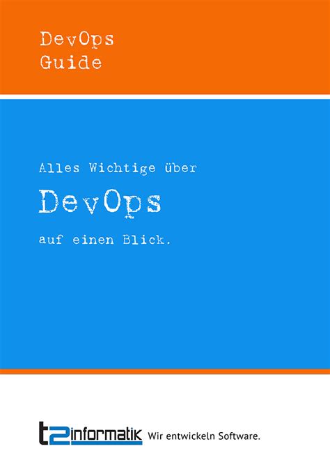 Was Ist DevOps Wissen Kompakt T2informatik