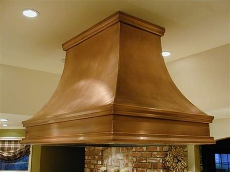 Hand Made Custom Copper Kitchen Hood By The Metal Shoppe Custom Metal