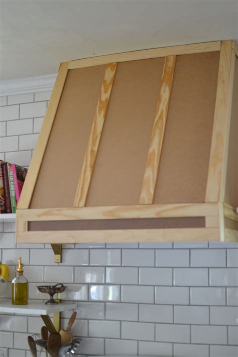 Diy Range Hood Cover Plans Inspireops