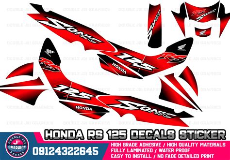 Honda Rs Decals Sticker Lazada Ph