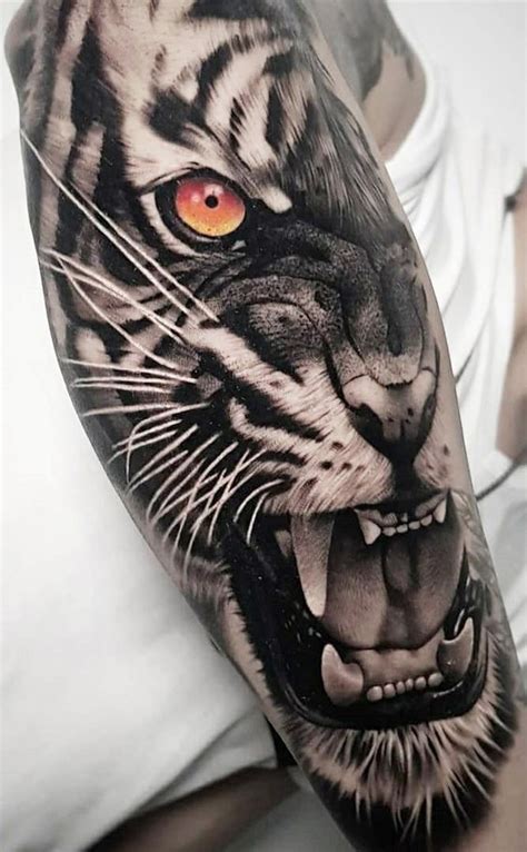 50 Tatuagens De Tigre IncrÍveis Realismo Olhos De Tigre Tatuagem