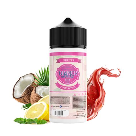 E Liquide Diy Prêt à Vaper Dinner Lady Pink Wave Xvape Maroc