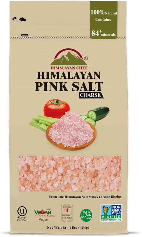 Amazon Sherpa Pink Himalayan Salt Lb Bag Coarse Grain For