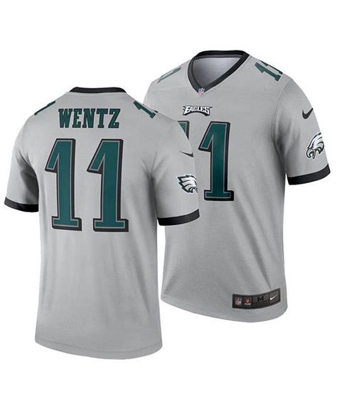 Nike Mens Carson Wentz Philadelphia Eagles Inverted Color Legend