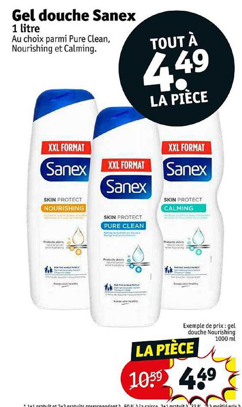 Promo Gel Douche Sanex Chez Kruidvat Icatalogue Fr