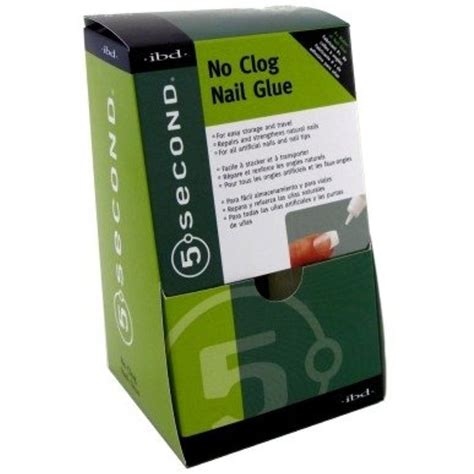 Ibd 5 Second Nail Glue No Clog Bottle 3 Gm 12 Pieces By IBD Glue