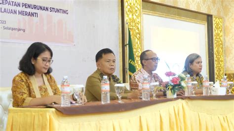 Plt Bupati H Asmar Buka Lokakarya Pra Rembuk Stunting Kabupaten